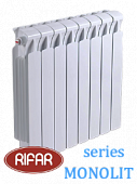 Радиатор биметаллический RIFAR МONOLIT (боковое подключение) 500/14 секций с доставкой в Махачкалу