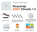 ZONT Climatic 1.2 Погодозависимый автоматический GSM / Wi-Fi регулятор (1 ГВС + 2 прямых/смесительных) с доставкой в Махачкалу